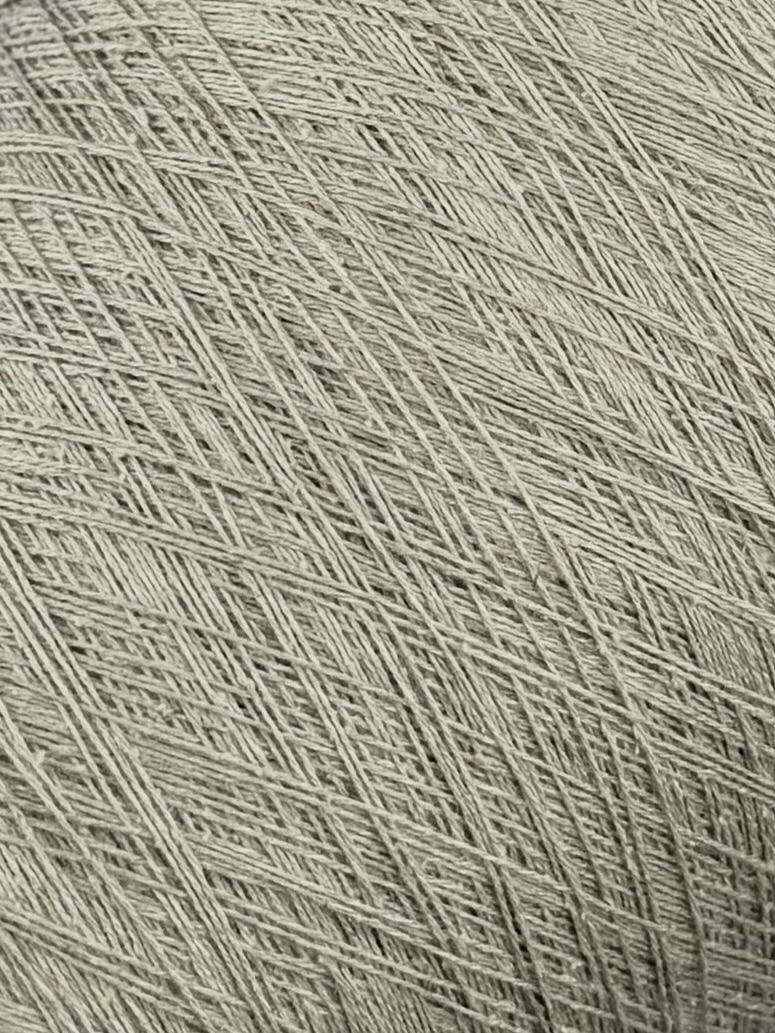 Toscano S.r.L. Art. Seta 854 Nm 2/30 – Garn aus Seide, Baumwolle, Viskose und Leinen col. Salbeigrün trocken 0207